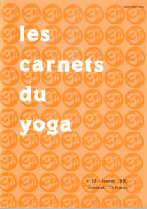 Le numéro 1 - Carnet du yoga 1980
